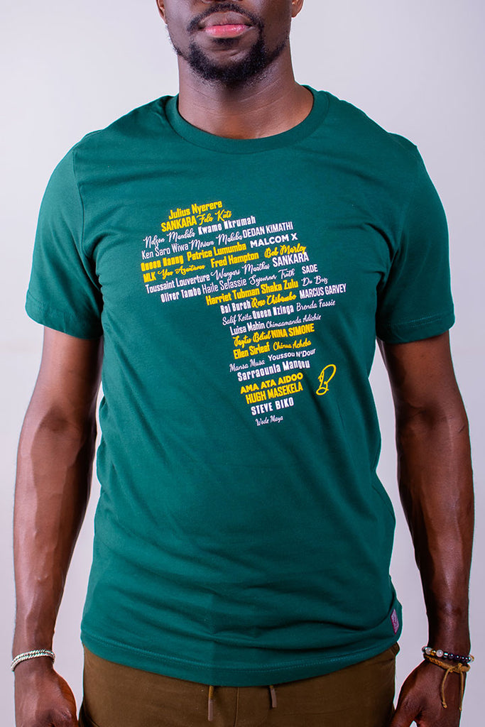 African Map Tee. Pan African T-shirt